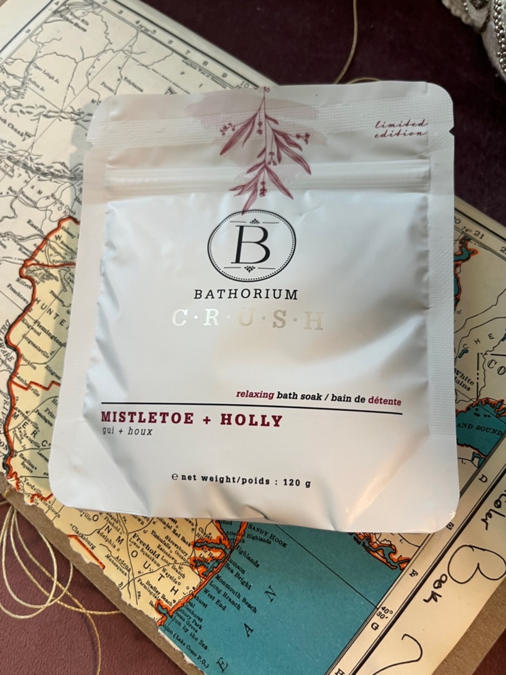 Bathorium Mistletoe + Holly Bath Soak - NEW